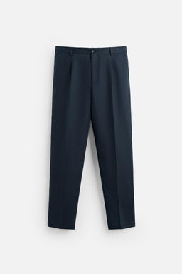 100% LINEN PLEATED TROUSERS - Zara фото 28