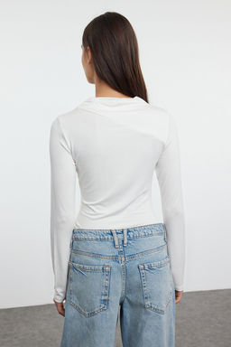 Ekru Buzgulu Yaka Astarl? Orme Body TWOAW25BD00006 - Trendyolmilla фото 5