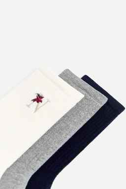 3-PACK OF EMBROIDERED SOCKS - Zara фото 3