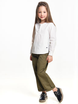 Блузка для девочки UD 2465 белый - Mini maxi фото 3