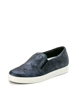 Imac.Туфли с лазер.напыл-м и 2 резинками,син 36