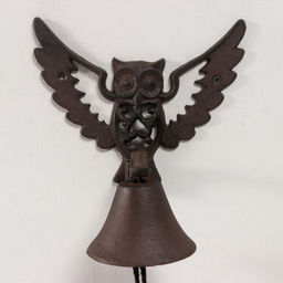 Колокол сувенирный чугун Филин - полёт 23х14,5х21,6 см - Simaland фото 2