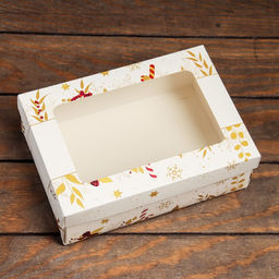 Цена за 5 шт. Коробка складная, крышка-дно, с окном Счастливых каникул 24 х 17 х 8 см - UPAK LAND фото 2