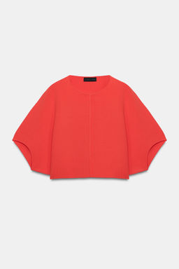 TOP CORTO PUNTO / Coral rojo