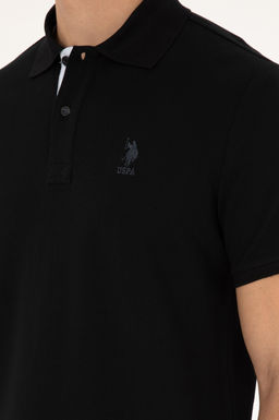 U. S. Polo Assn / Мужская черная базовая футболка - U.s. polo assn фото 7