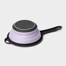 Дуршлаг складной Доляна «Волна», d=20 см, сиреневый