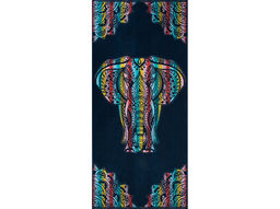 Полотенце махровое 6с102.411ж1 Этно-слон (т.радужка) 67х150см