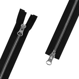 Молния Металл никель ZBM двухзамковая 100 см Тип 5 10 шт разъёмная BLITZ ЧЕРНЫЙ №310