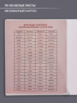 Тетрадь предметная Футбол, 48 листов в клетку Английский язык, обложка мелованный картон, УФ-лак, блок офсет - Calligrata фото 6