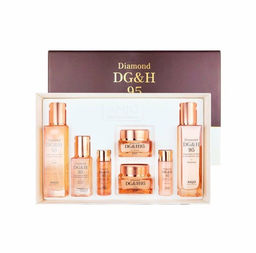 Набор для ухода за кожей с алмазным экстрактом - Diamond DG&H Skin-Care 5-piece Set, 120мл, 120мл, 40мл, 50мл, 50мл