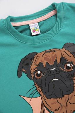 Свитшот для девочки из футера Baby Style