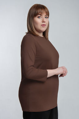 Арт.12601/4 Лонгслив женский 50-58 (5 шт) Цвет:коричневый - Калинка фото 4