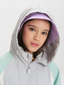 GZJN3369/5 Ветровка для девочек - Pelican фото 3