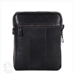 Сумка мужская кожаная 4105-1TR black Tough Ryder в Новосибирске