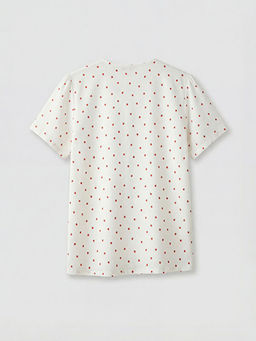 Bebe Yaka Puantiyeli Hamile Pijama ?st?