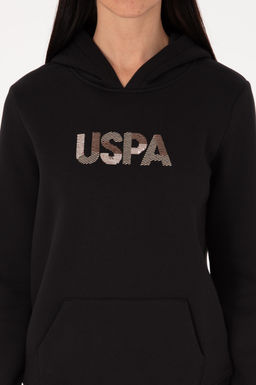 Kad_n Siyah Kap__onlu Basic Sweatshirt - U.s. polo assn фото 6