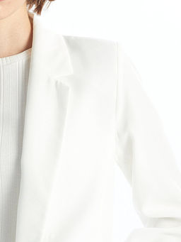 Krep Kad?n Blazer Ceket