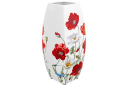 Ваза 2 л 11,5*11,5*25 см Маки квадрат, NEW BONE CHINA - Elan gallery фото 5