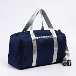 Сумка спортивная PRESIDENT, 47 x 28 x 24 см, цвет синий - Simaland фото 4