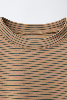 STRIPED T-SHIRT WITH BENSIMON ® X ZARA LABEL
