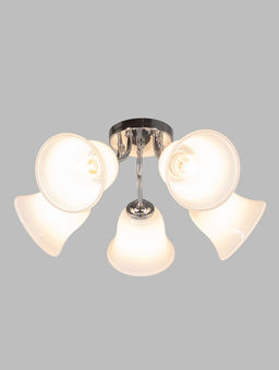 Люстра ЭкономСвет 20130/5CR, 5×40 Вт, E27, 50×50×20 см, цвет хром