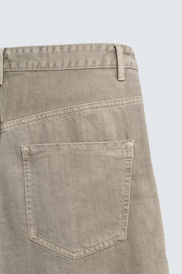 PANTAL?N RELAXED FIT CIERRE CRUZADO / Gris claro - Zara фото 10