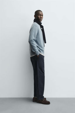 REGULAR FIT WOOL BLEND JUMPER - Zara фото 4