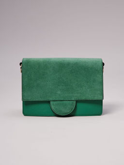 Сумка через плечо Deboro 30574 зеленая весна