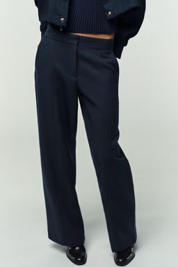 STRAIGHT-LEG TROUSERS WITH SEAM DETAIL - Zara фото 2