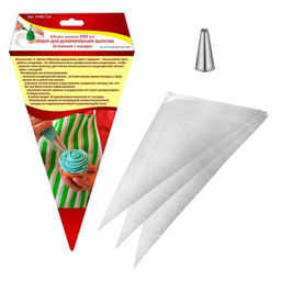 Н-р д/декор. выпечки (10 конд. мешков) NEW, 80.234 /МультиДом/