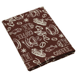 Скатерть 150х145см Эспрессо, вид 1, длина стола до 110см, на 4 персоны, рогожка (хлопок 100%) 171г/м2, упаковка классическая, пакет ПВХ 28х41см, Домашняя мода (Россия)  фото 4