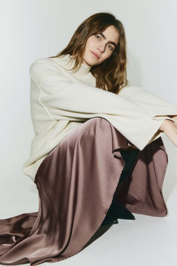 Falda en sarga satinada - H&m фото 8
