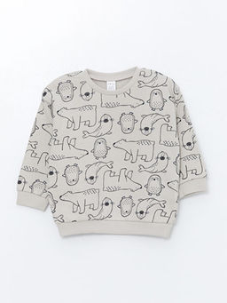 Bisiklet Yaka Erkek Bebek Sweatshirt ve Pantolon 2li Tak?m - Waikiki фото 2