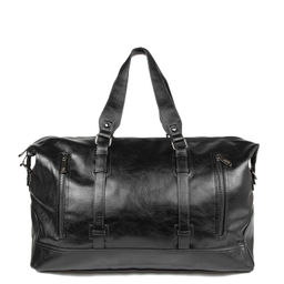 2539 black, мужская дорожная сумка из экокожи Barcelo Biagi