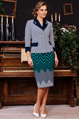 Платье Мода Юрс 2874-Р черный - Mira fashion фото 310