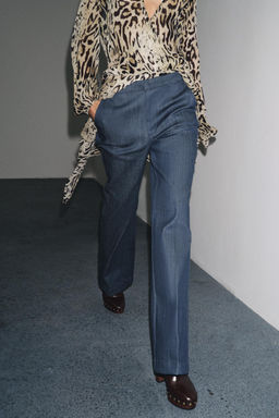 ZW COLLECTION MINIMALIST TROUSERS - Zara фото 2