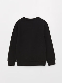 Bisiklet Yaka Basic Uzun Kollu Erkek ?ocuk Sweatshirt - Waikiki фото 2