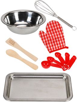 Набор посуды "Домашняя выпечка" (1930214) в сетке 30*15см