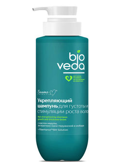 Белита-М BIOVEDA Шампунь Укрепляющий для густоты и стимуляции роста волос 400г