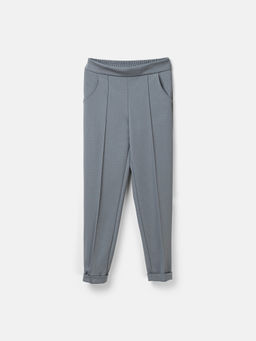 Брюки зауженные Серые для девочки 7+ - Bungly фото 2