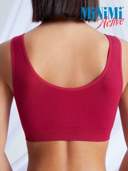 MA132 Майка Toп женская (топ на широких бретелях - rubino - Minimi фото 2
