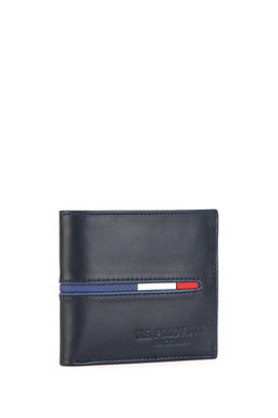 Мужской темно-синий кошелек Неожиданная скидка в корзине - U.s. polo assn фото 2