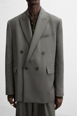 DOUBLE-BREASTED SUIT BLAZER X NANUSHKA - Zara фото 14