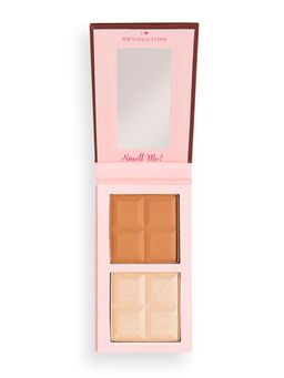 I Heart Revolution Палетка для контурирования: бронзер и хайлайтер Chocolate Contour Bar Light