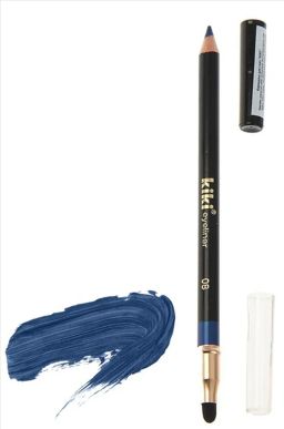 KIKI Карандаш для глаз с аппликатором 08, темно-синий