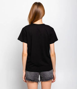 Футболка #КТ05102, чёрный