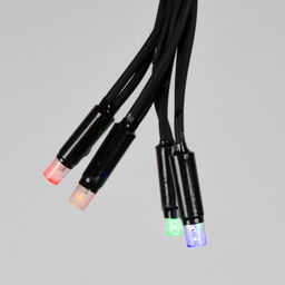 ULD-C2030-240/TBK MULTI IP67 Занавес светодиодный с эффектом мерцания, 3х2м. Соединяемый. 240 светодиодов. Разноцветный свет. Провод черный. TM Uniel. - Volpe фото 5