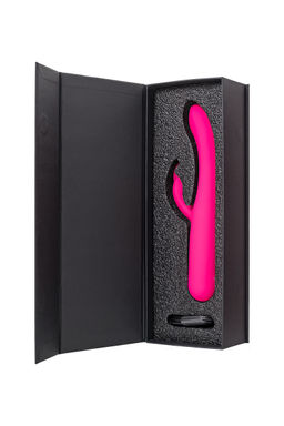 Вибратор для точки G с клиторальной стимуляцией eroTeq Rablock, силикон, розовый, 23,5 см - Toyfa фото 10