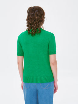 Футболка поло вязаная - Stilla фото 4