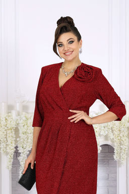 Платье Ninele 7499 красный  фото 8